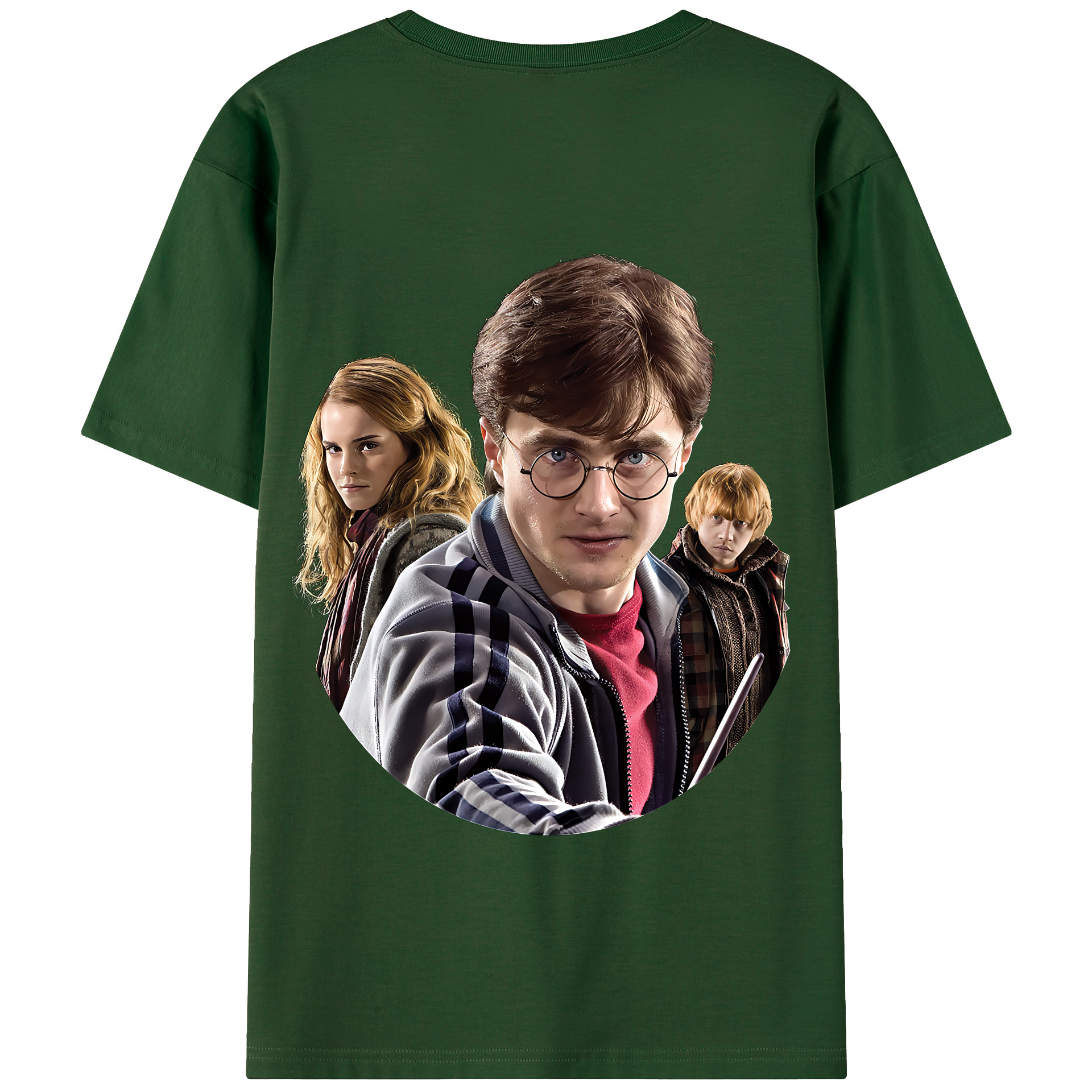 （画像用） Harry Potter ハリー・ポッターシリーズ 綿100％半袖Tシャツ（背面プリント）